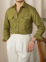 Tuscany Linen Long Sleeve Shirt