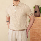 Bari Cotton Blend Short Sleeve Polo Shirt