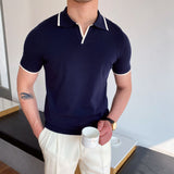 Yacht Weekend Contrast Piping Polo