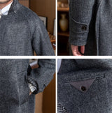 Royal Albert Wool Blend Belted Raglan Coat