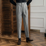 Houndstooth Edinburgh Straight Fit Trousers