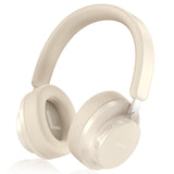 Wireless ANC Headphones — 65H Playtime, Over-Ear with Mic (Beige)