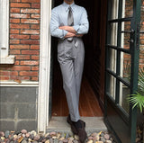 Jet Bamboo Cotton Blend Pinstripe Shirt