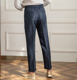 Ibiza Linen Drawstring Trousers