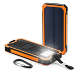 Solar Power Bank 49800mAh – Wireless Charging & Flashlight
