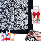 DIY Coloring Blanket With Markers My Modern Mart