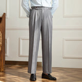 Grosseto Wide Fit Double Pleated Trousers
