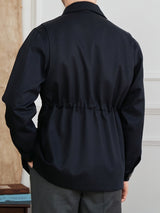 Milan Cotton Blend Zipped Suit Jacket