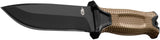 Gerber StrongArm Serrated Fixed Blade Knife – Coyote Brown