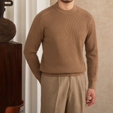 Alpina Wool Blend Long Sleeve Ribbed Jumper