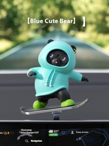 Cartoon Bear Car Skateboard My Modern Mart