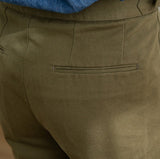 Cotton Twill Antibes Straight Fit Trousers