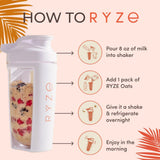 RYZE Superfoods Mushroom Coffee Medium Roast 30 Servings + Mushroom Overnight Oats 7 Servings – USDA Organic