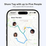 Bluetooth Tracker Tag 4-Pack – Works with Apple Find My, Key & Wallet Finder