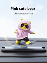 Cartoon Bear Car Skateboard My Modern Mart