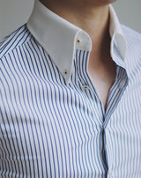 Business Slim Fit Stripe Shirt