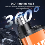Electric Nose & Ear Hair Trimmer – Rechargeable for Men