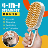 Steam Pet Grooming Brush – Rechargeable Deshedding Comb