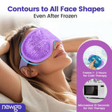 Gel Eye Mask for Puffy Eyes – Hot & Cold Reusable Cooling Eye Pad