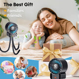 Clip-On Stroller Fan – Rechargeable Portable Baby Fan with Bladeless Design
