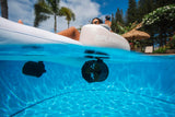 Motorized Pool Lounger Float | 360° Electric Inflatable Chair with Cupholder