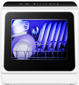Portable Countertop Dishwasher – 6 Programs 5L No Install