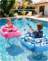 Inflatable Tank Pool Float with Water Cannon for Kids
