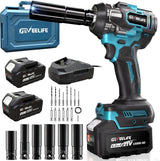 Cordless Impact Wrench 1/2" – 650Nm 2 Batteries & Sockets