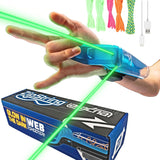 Glow-in-the-Dark String Shooter Toy | Web Shooter Trick Launcher for Kids