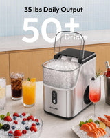 Nugget Ice Maker Countertop – Pebble Ice 35 lbs/Day