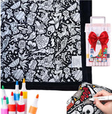 DIY Coloring Blanket With Markers My Modern Mart