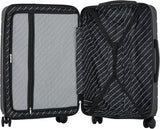 Carry On Luggage with USB Charging Port & Cup Holder | French Connection