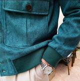 Napoli Suede Button Jacket