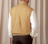Vintage Half Zip Knitted Gilet Long Sleeve Jumper