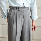 Grosseto Wide Fit Double Pleated Trousers