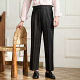 Grosseto Wide Fit Double Pleated Trousers