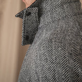 Manor Wool Herringbone Field Jacket