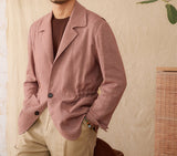 Positano Linen Blend Unstructured Knit Blazer