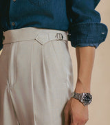 Torino Double Pleated Straight Fit Trousers