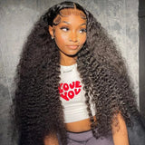Deep Wave Hd Lace Frontal Human Hair Wig