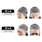 Lace Front Human Hair Curly Wigs