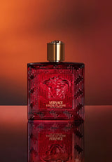 Versace Eros Flame EDP 100ml Spray | Spicy Woody Cologne for Men, 3.4 oz