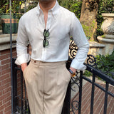 Slim Fit Linen Shirt