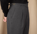 Lausanne Wool Blend Straight Fit Gurkha Trousers