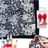 DIY Coloring Blanket With Markers My Modern Mart