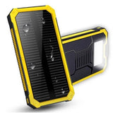 Solar Power Bank 49800mAh – Wireless Charging & Flashlight