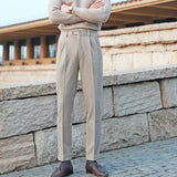 Angelo Double Button Pleated Trousers