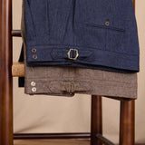 Vienna Herringbone Wool Blend Trousers