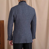 Geneva Textured Wool Heavy Blazer