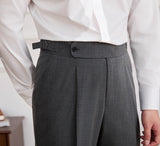 Ivy Straight Fit High Waisted Trousers
